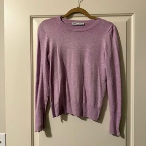 Zara sweater with gold button detail
